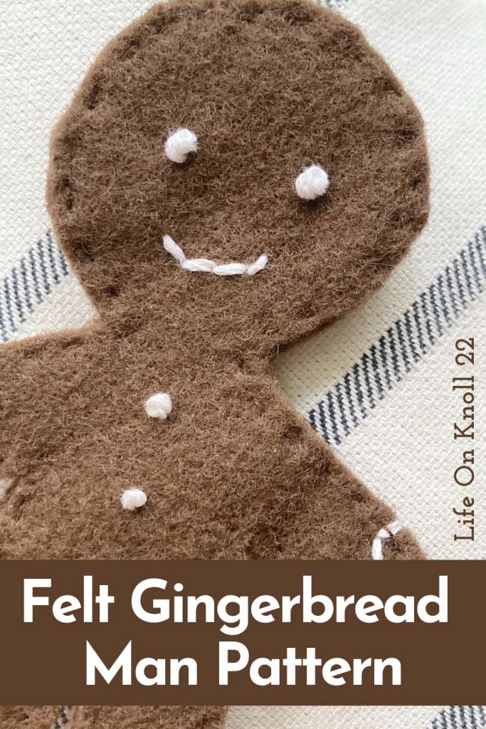 felt gingerbread pintrest graphic