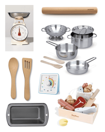 ultimate play kitchen accessories food, pans, tools, etc